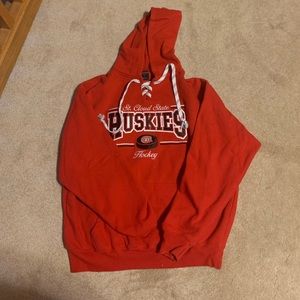 Embroidered SCSU hockey sweatshirt